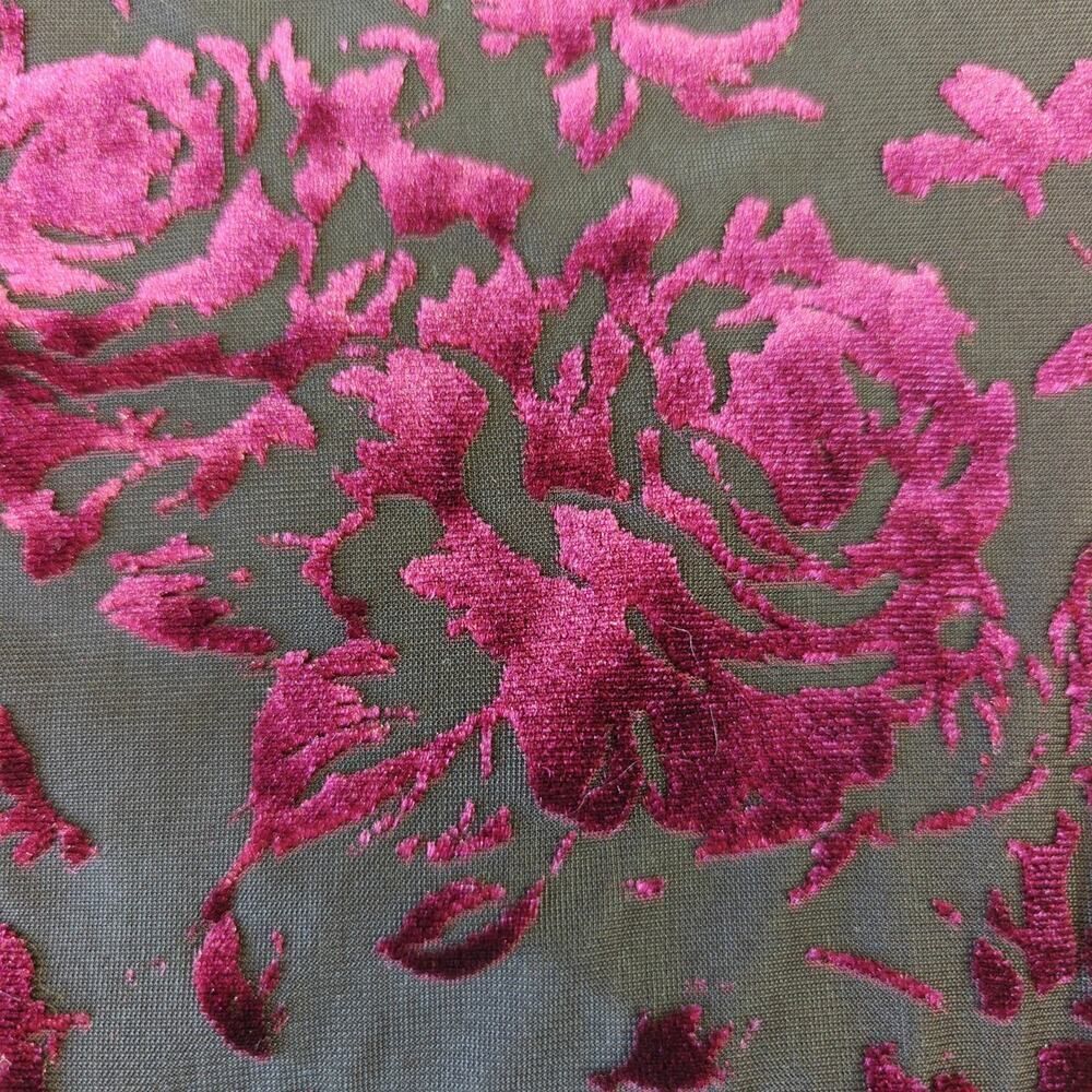 ModCloth mock neck velvet floral mini dress sz XL - Picture 8 of 13